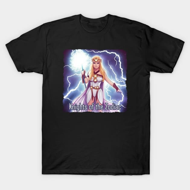 knights of the zodiac Athena T-Shirt by Pixy Official